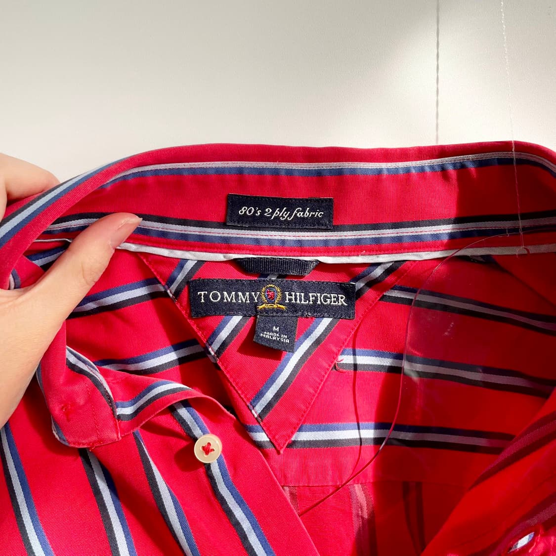 F1 타미힐피거 스트라이프 셔츠 XL사이즈 상품이미지4