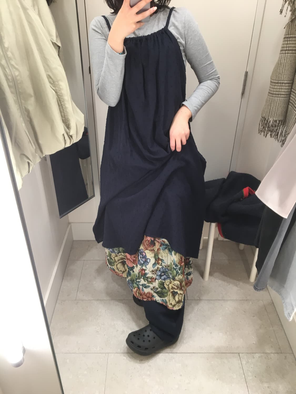 플라워 패턴 롱스커트 상품이미지6