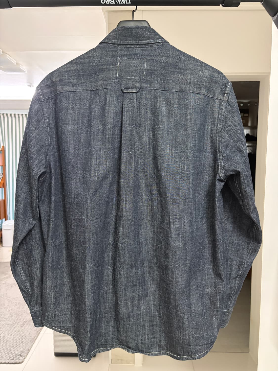 포터리 데님 버튼다운 셔츠 상품이미지3