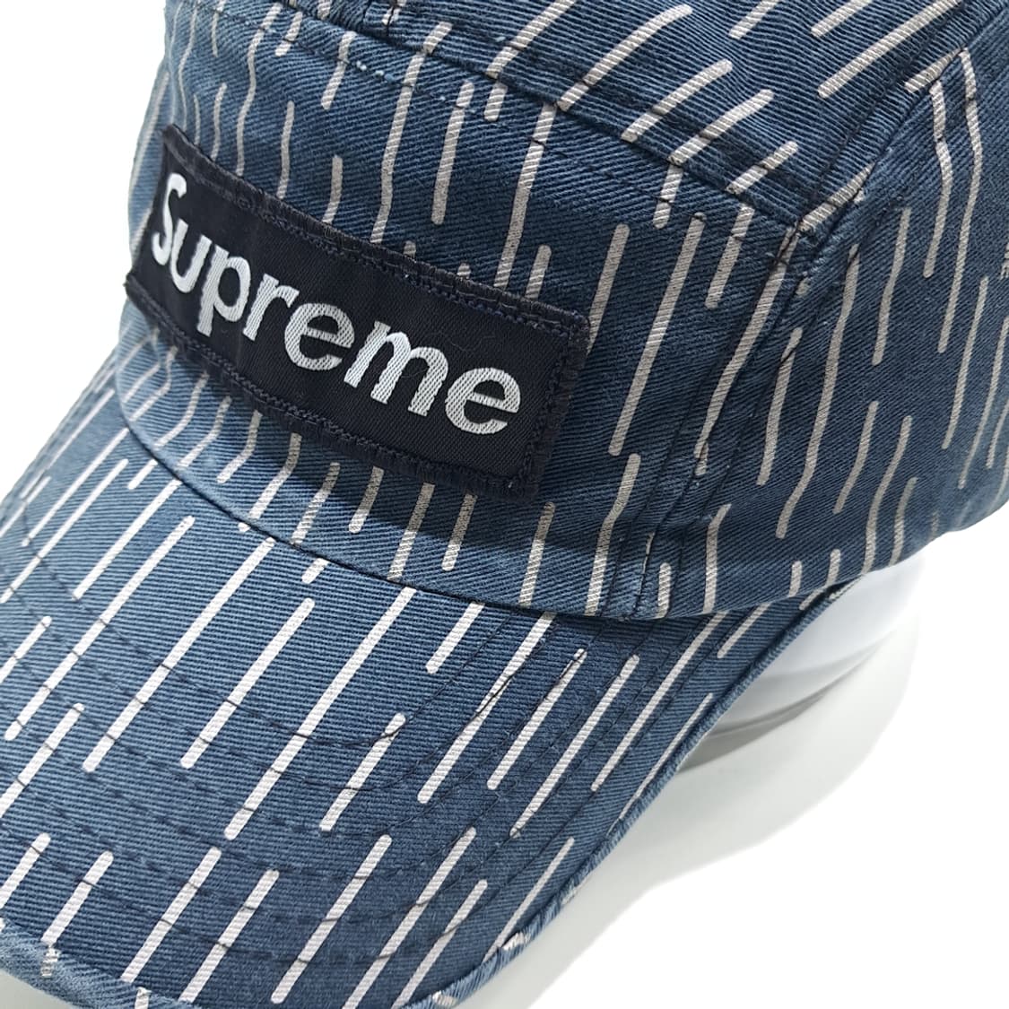 CK150 슈프림 미국판 레인카모 네이비 캠프캡 모자 상품이미지1