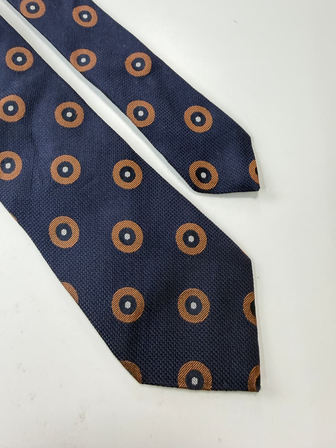 빈티지 도트패턴 실크 넥타이 8cm 상품이미지4
