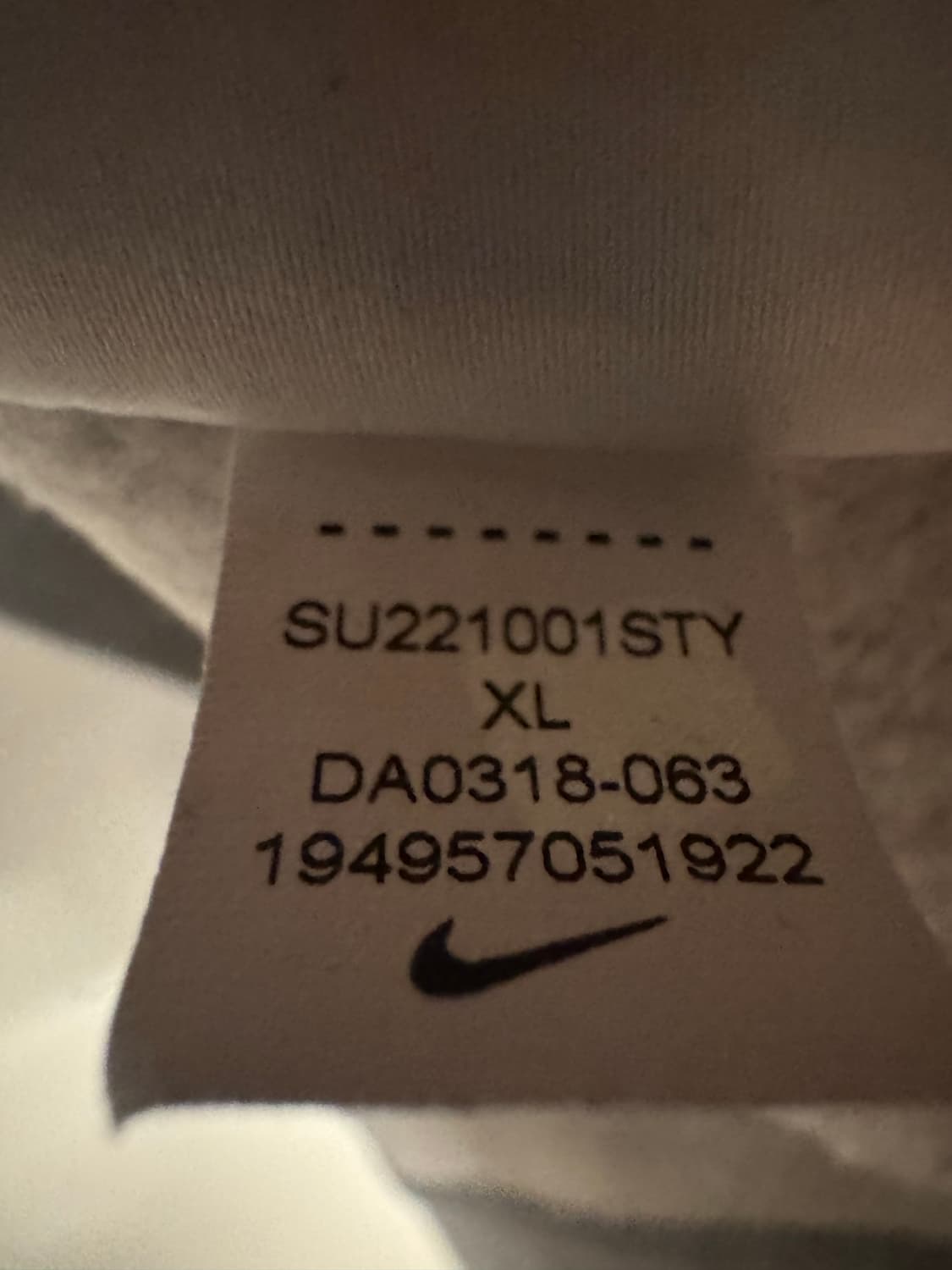 나이키NRG 솔로스우시 그레이 맨투맨/팬츠 셋업 XL+S 상품이미지5