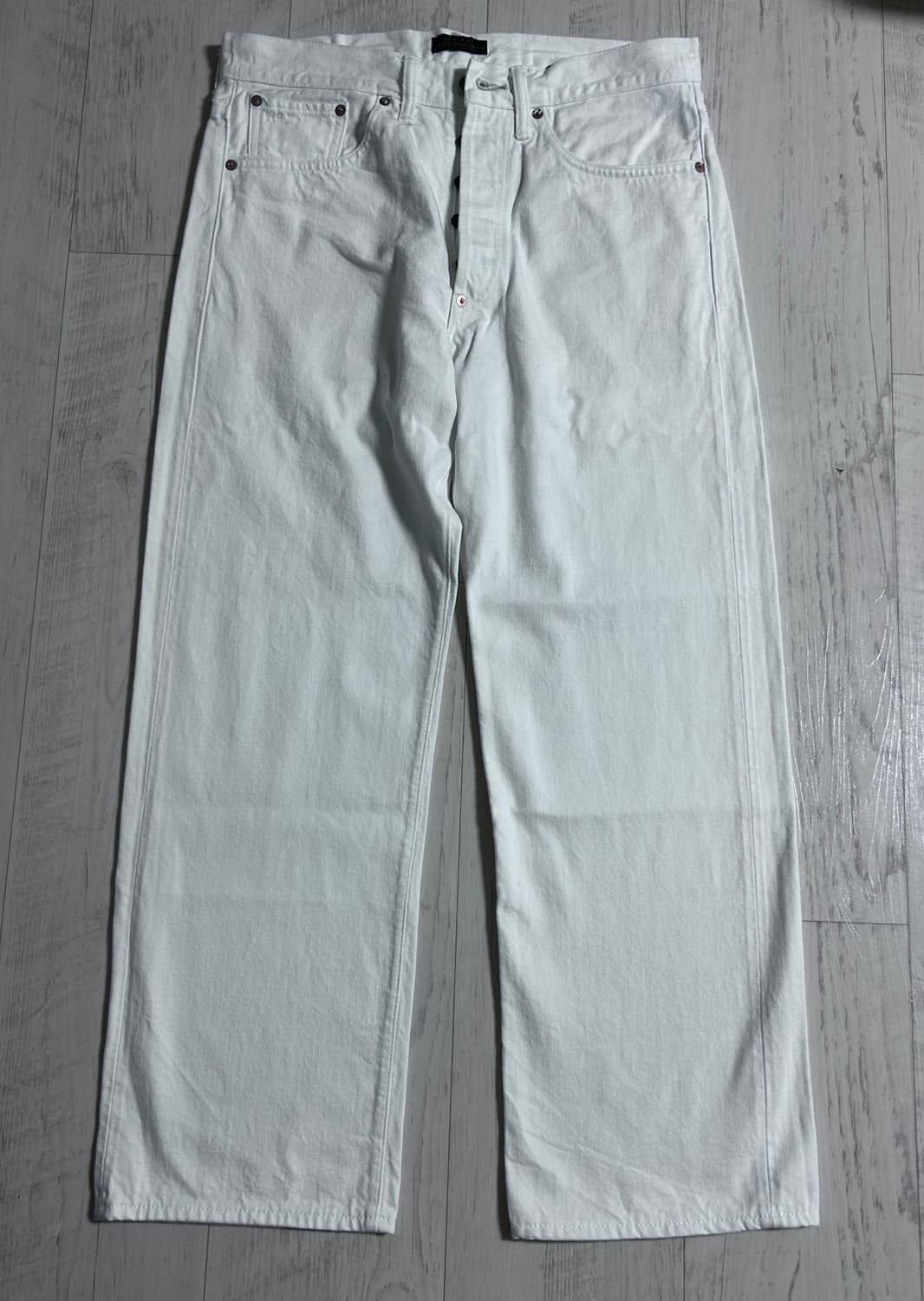 RRL 리미티드 에디션 빈티지 5 포켓 1927 버클백 화이트 32x30 상품이미지1