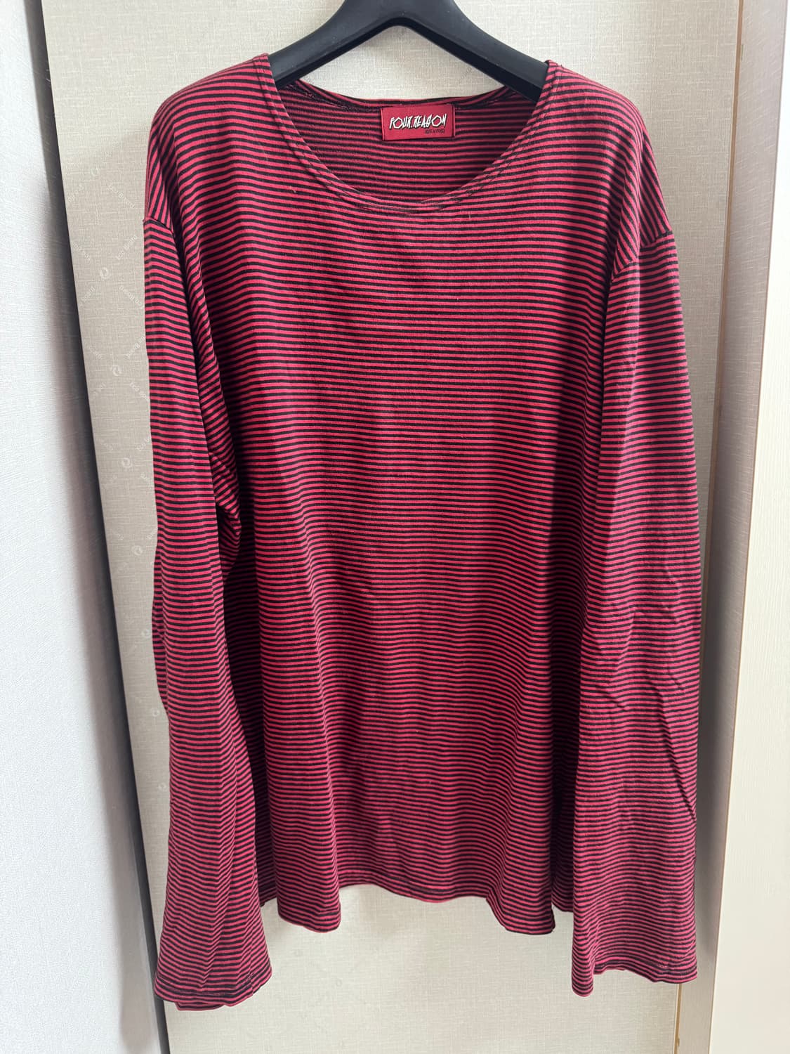 포트레이즌 스트라이프 긴팔 티셔츠 / L 상품이미지1