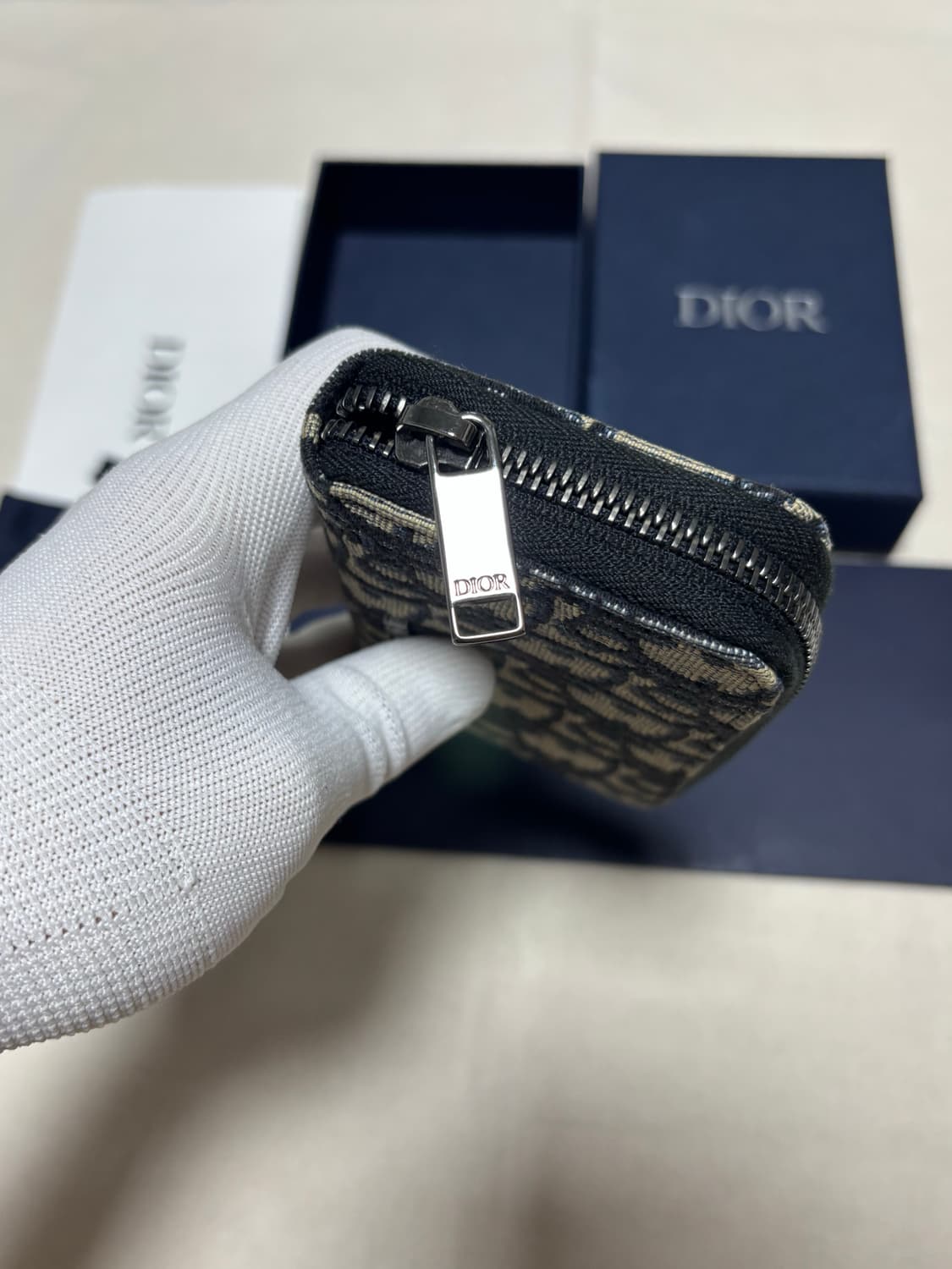 [새상품급] 디올 오블리크 지퍼돌이 반지갑  상품이미지6