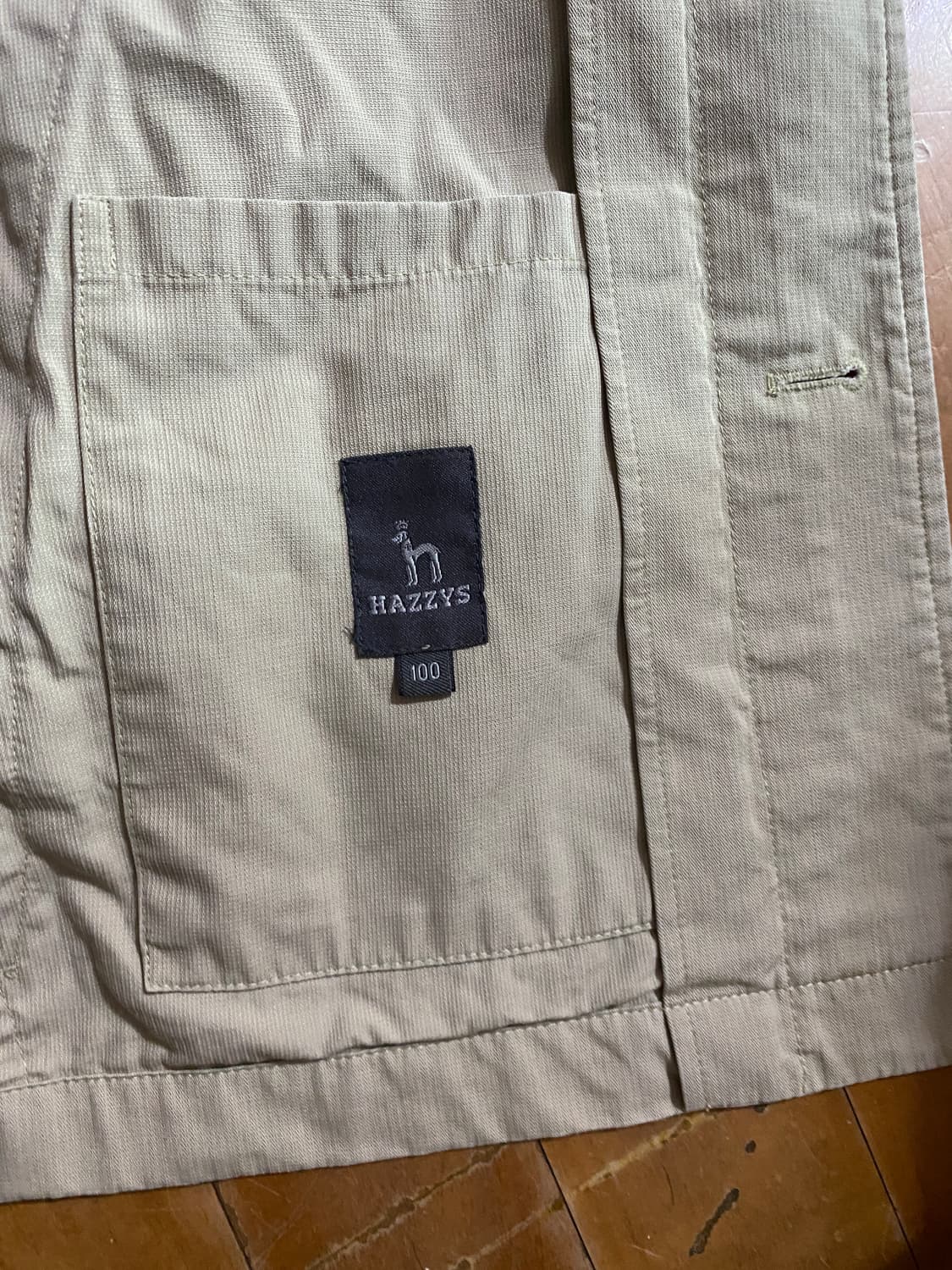 Hazzys 여름 베이지 맥코트 100(105) 상품이미지5