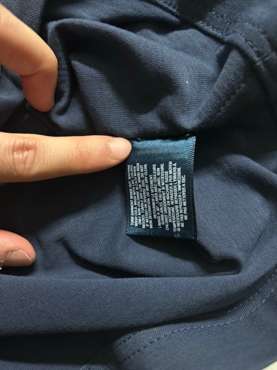 폴로 랄프로렌 빅포니 USA 패치 롱슬리브 네이비 상품이미지5