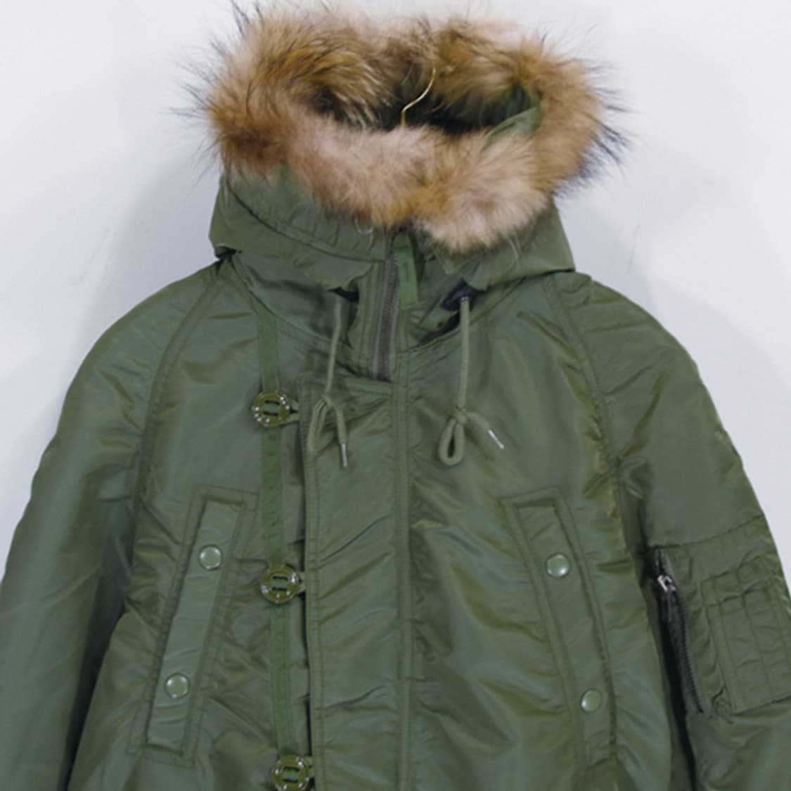 BACK NUMBER 밀리터리M-65파카 상품이미지5