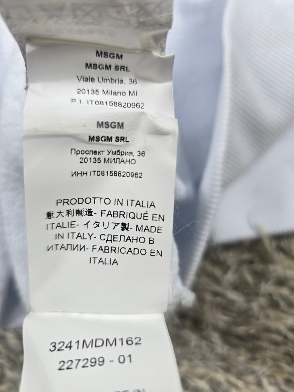 MSGM 고양이 프린팅 맨투맨 M 상품이미지4