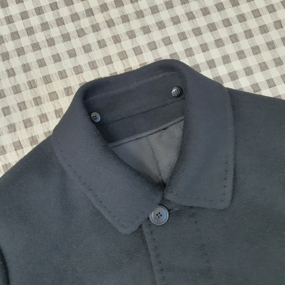 마에스트로 울 캐시미어 발마칸 코트 남자95 상품이미지2