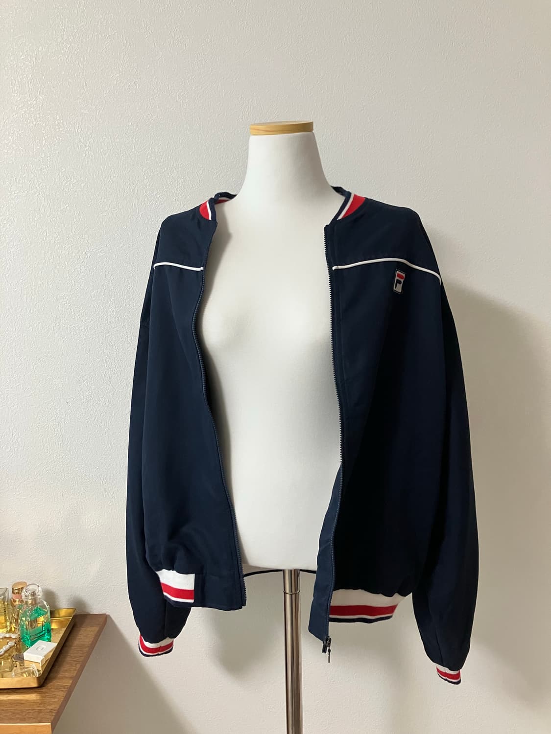 Fila 휠라 네이비 레드 배색 올드스쿨 자켓 상품이미지6