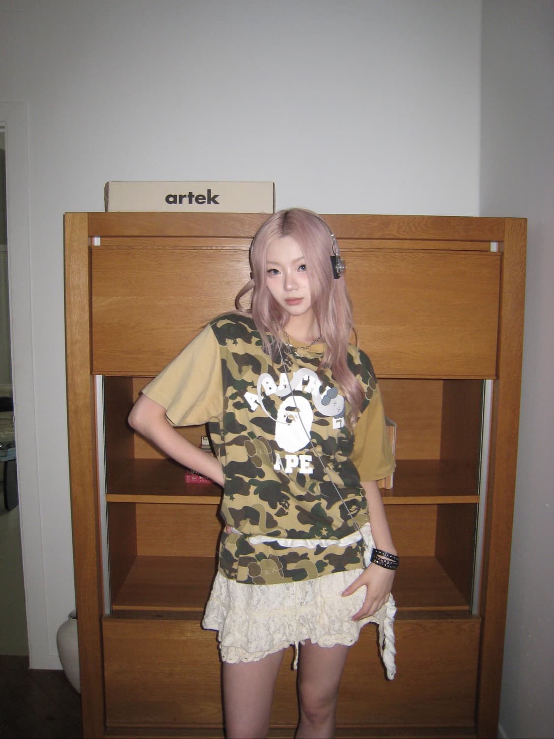 Bape 베이프 황계 카우스 컬리지 상품이미지1