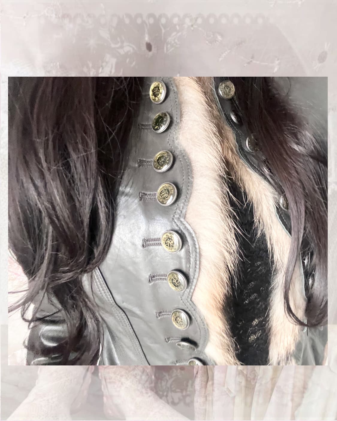 Vintage antique fur leather jacket 상품이미지2