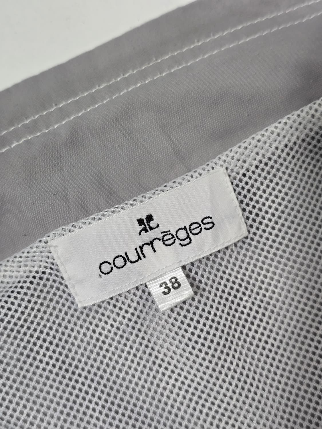 Courreges 꾸레쥬 그레이 로고 베스트 38 상품이미지6