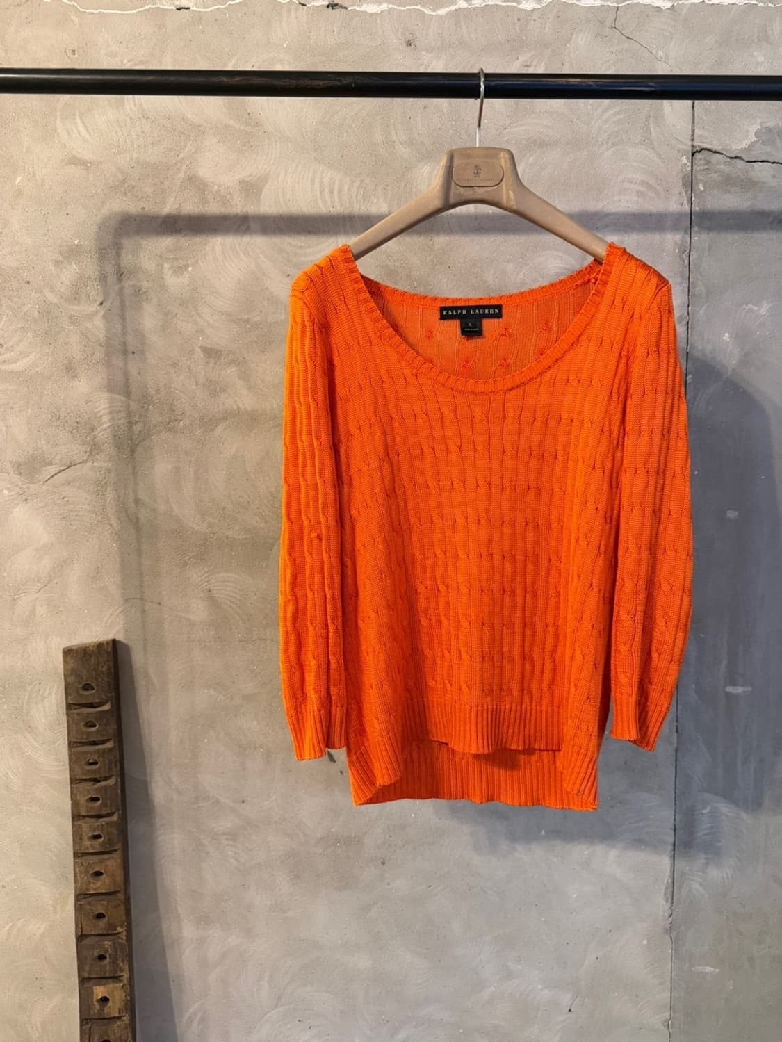 랄프로렌 블랙라벨 100% 실크 니트 탑 55~66 상품이미지10