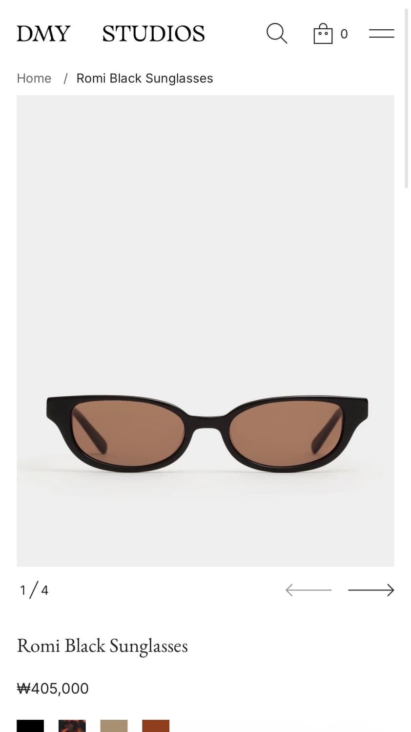 dmy by studios romi black sunglasses 상품이미지3