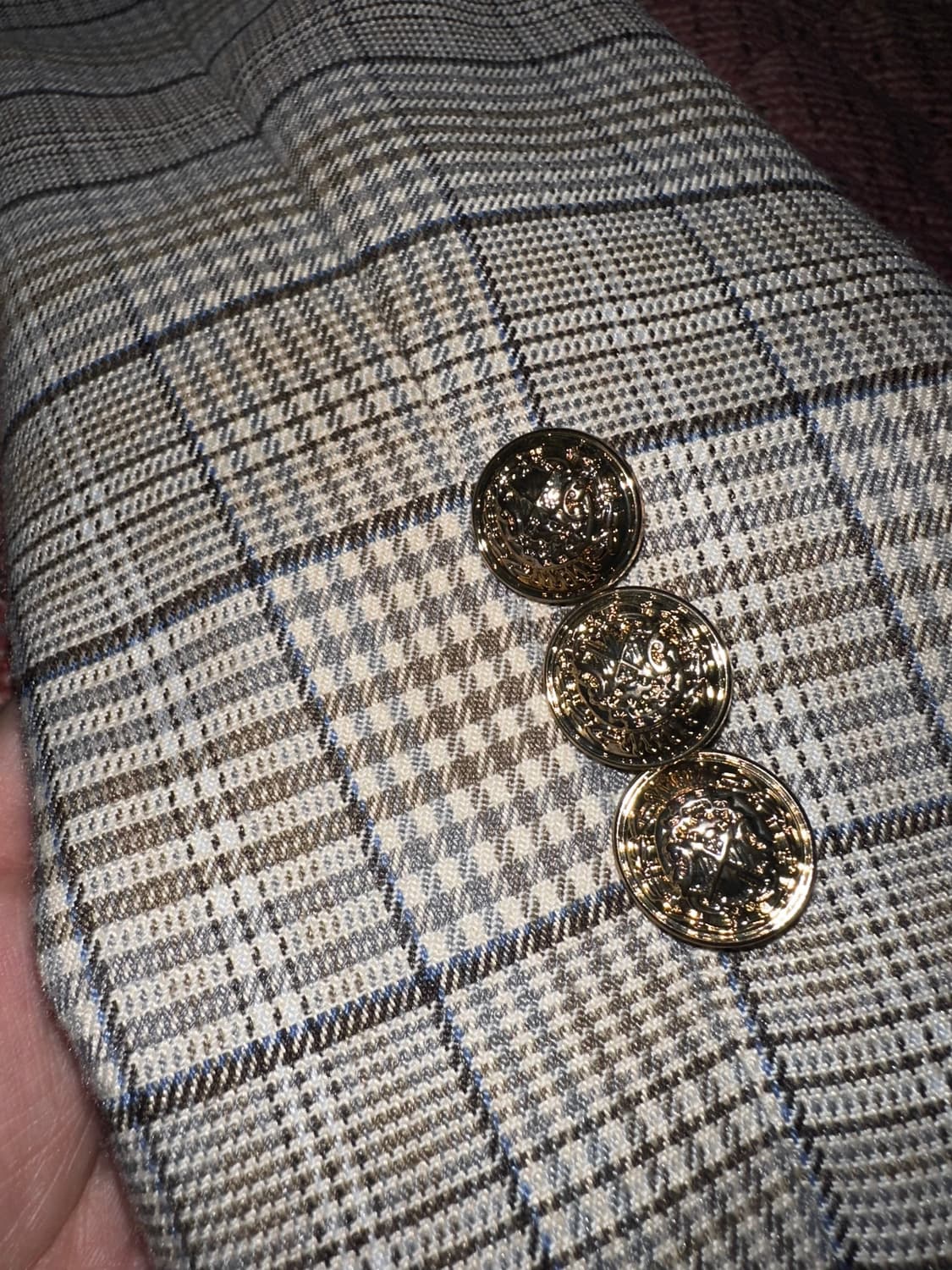 클래식 체크 투피스 셋업 상품이미지4