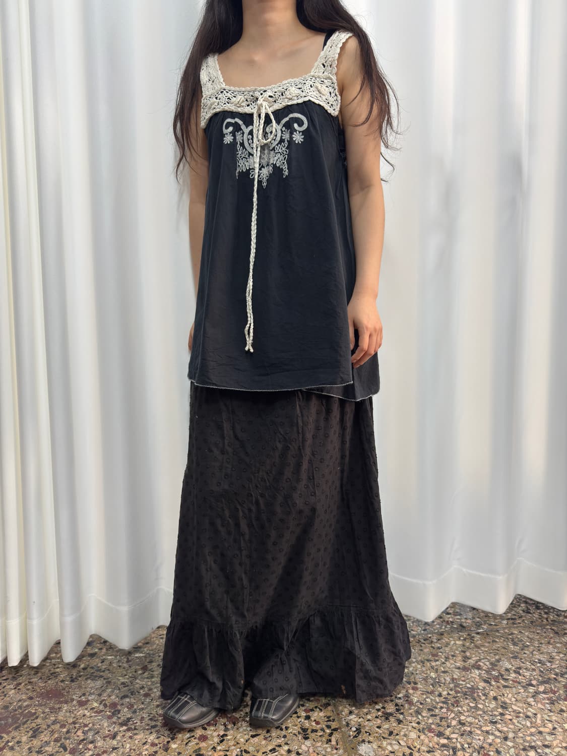 dot mori skirt 상품이미지3