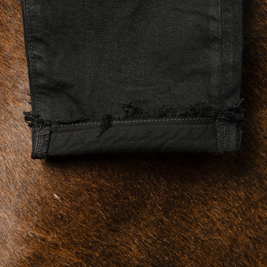 [31] wjk 준 하시모토 5153 타이트 니트 블랙 데님팬츠  상품이미지5