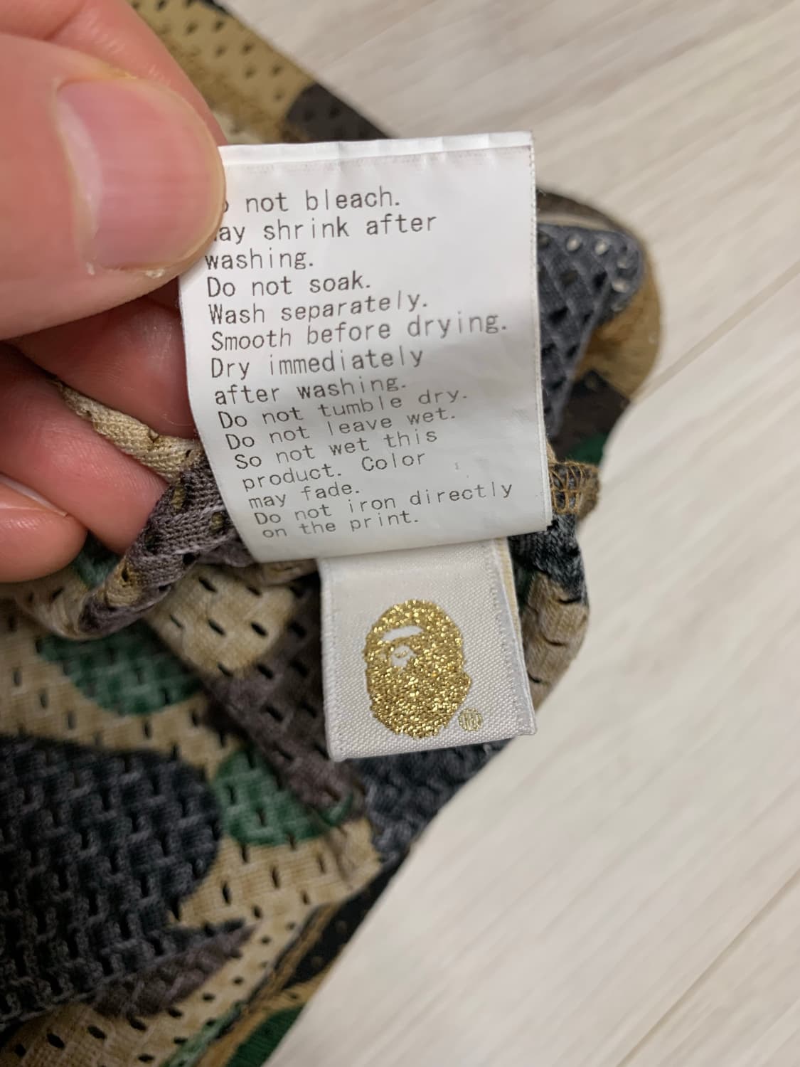 정품 빈티지 베이프 저지 상품이미지4