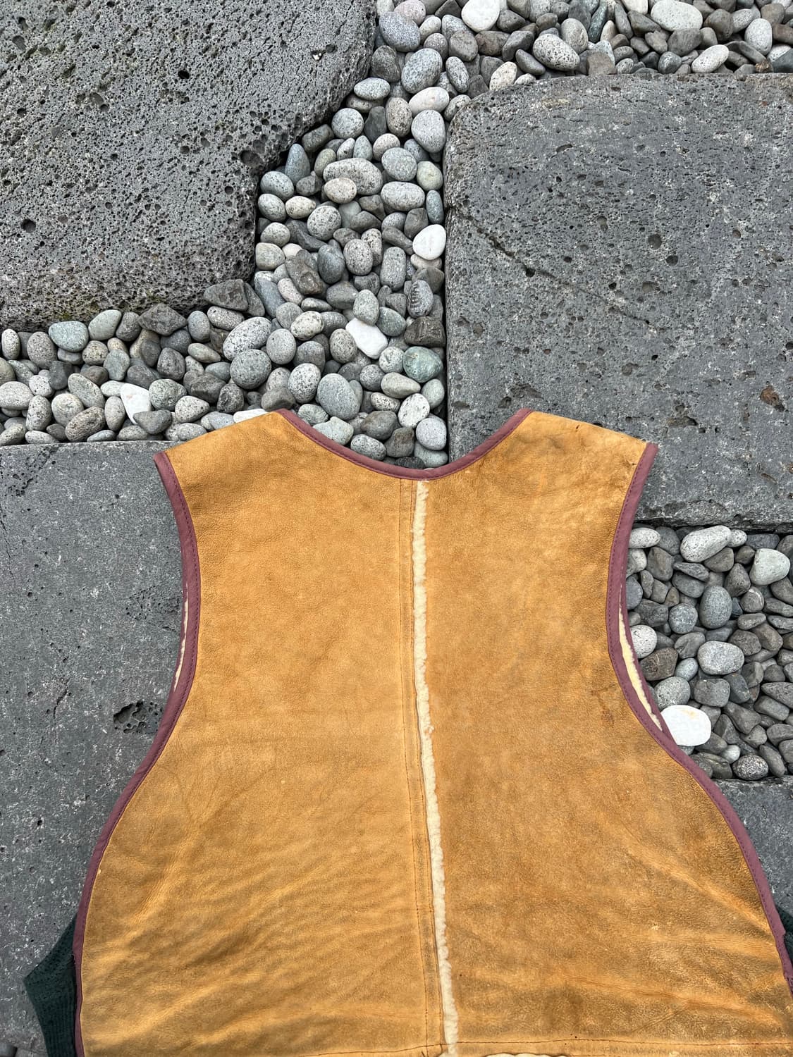 1970s VINTAGE MILITARY SHEARLING 쉐르파베스트 상품이미지8
