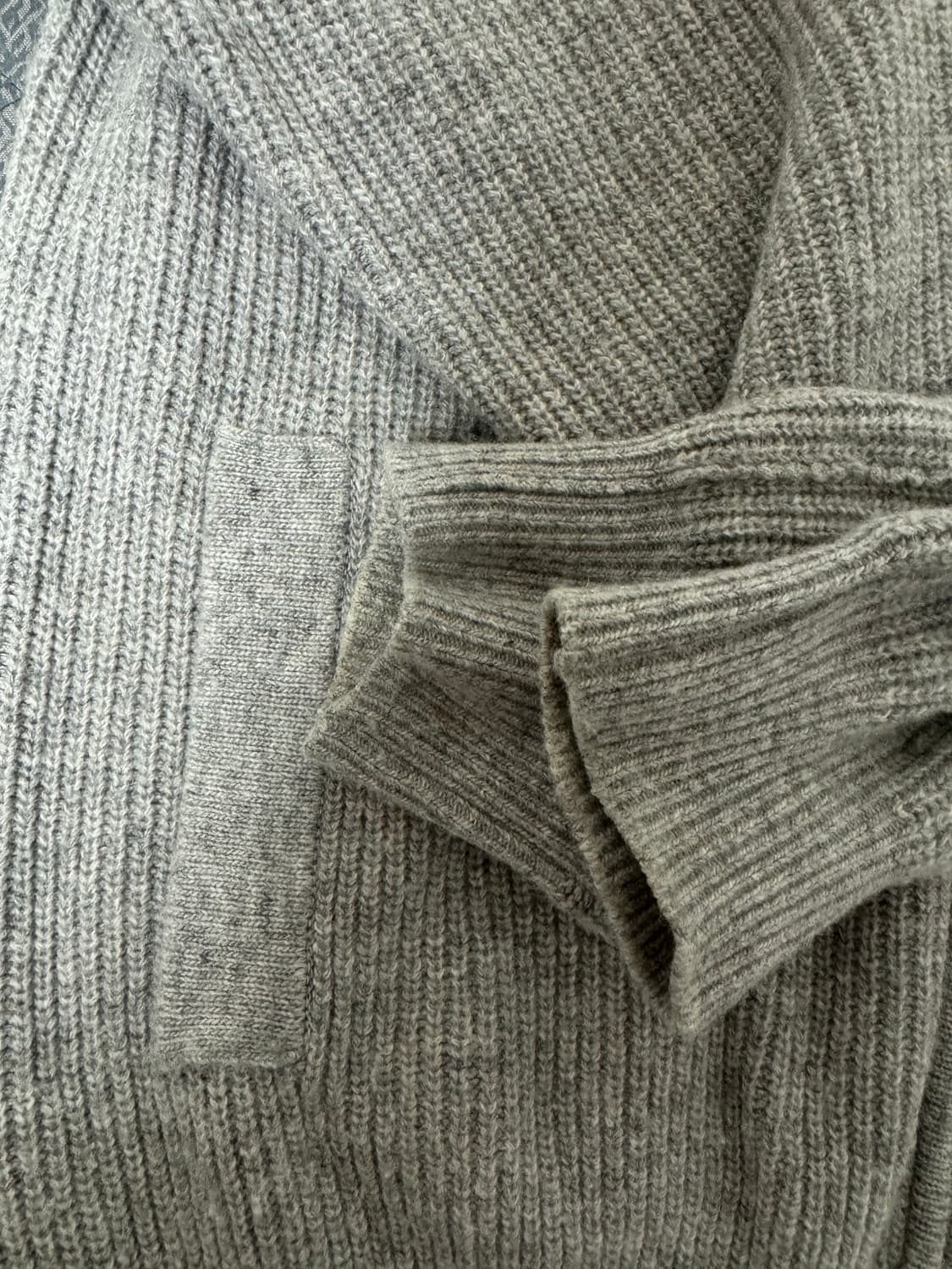 LINE MOCK NECK 2WAY KNIT ZIP-UP 상품이미지4