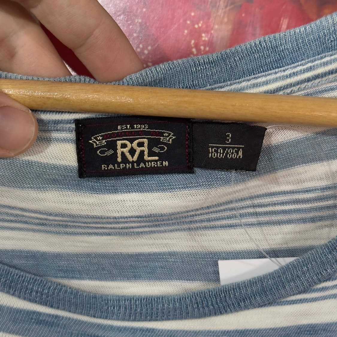 RRL 더블알엘 스트라이프 반팔 티셔츠 상품이미지3
