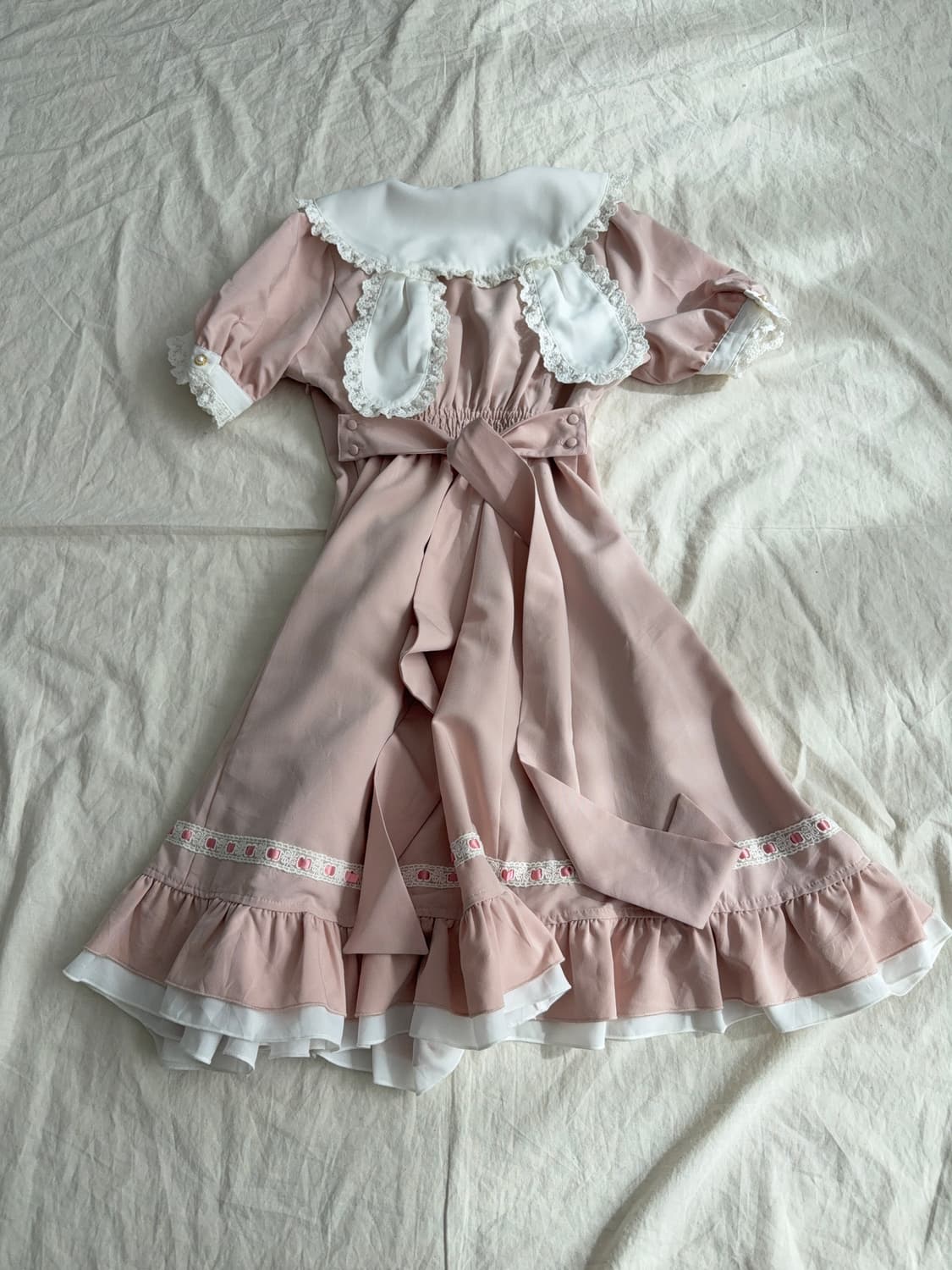 양산형 지뢰계 토끼귀 카라 원피스(새상품) 상품이미지7