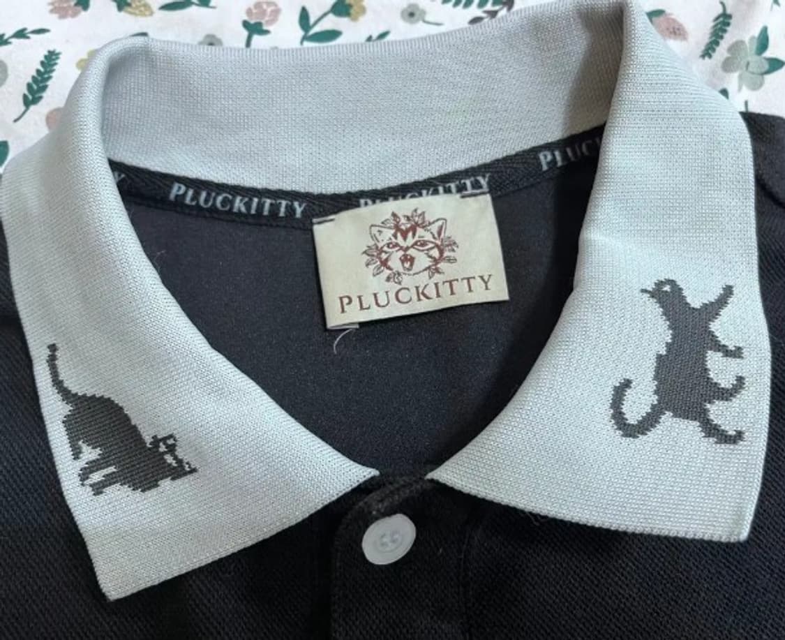 PLUCKITTY 남성 자가드카라폴로티셔츠 L사이즈 상품이미지4