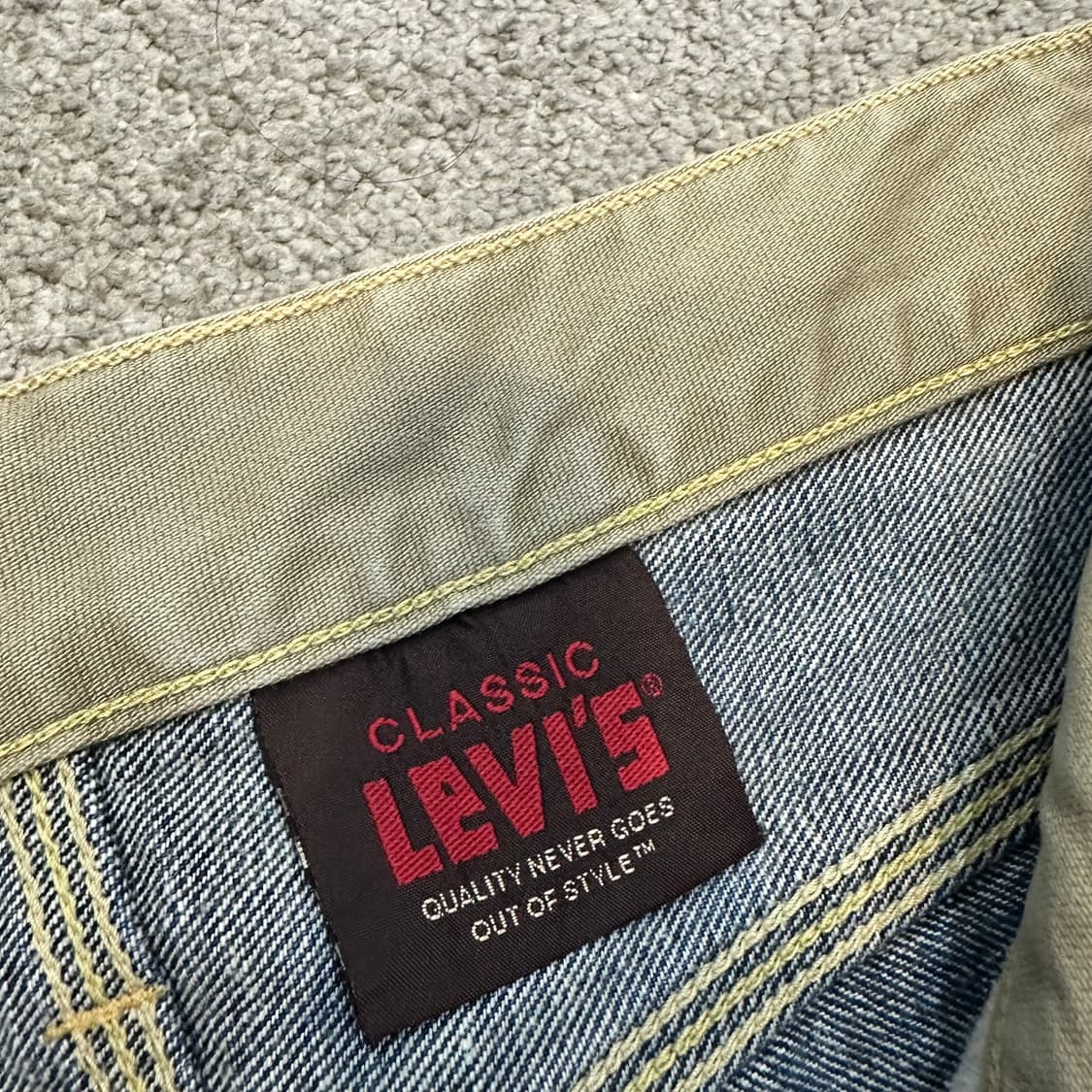 리바이스907 중청 페이드 부츠컷 팬츠(30) 상품이미지7