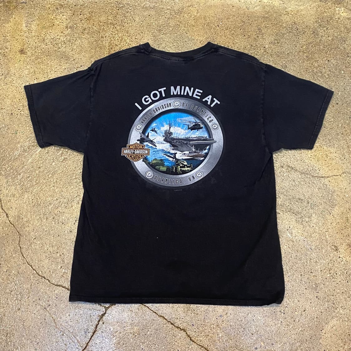 미국 빈티지 할리데이비슨 레어 빅로고 반팔티 상품이미지5
