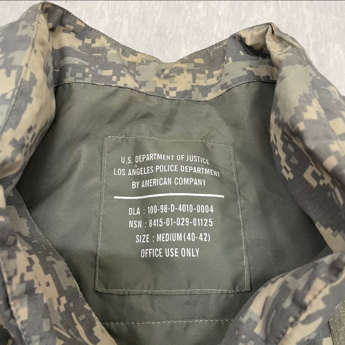 미군 US JUSTICE 밀리터리 조끼 베스트 M V10 상품이미지4