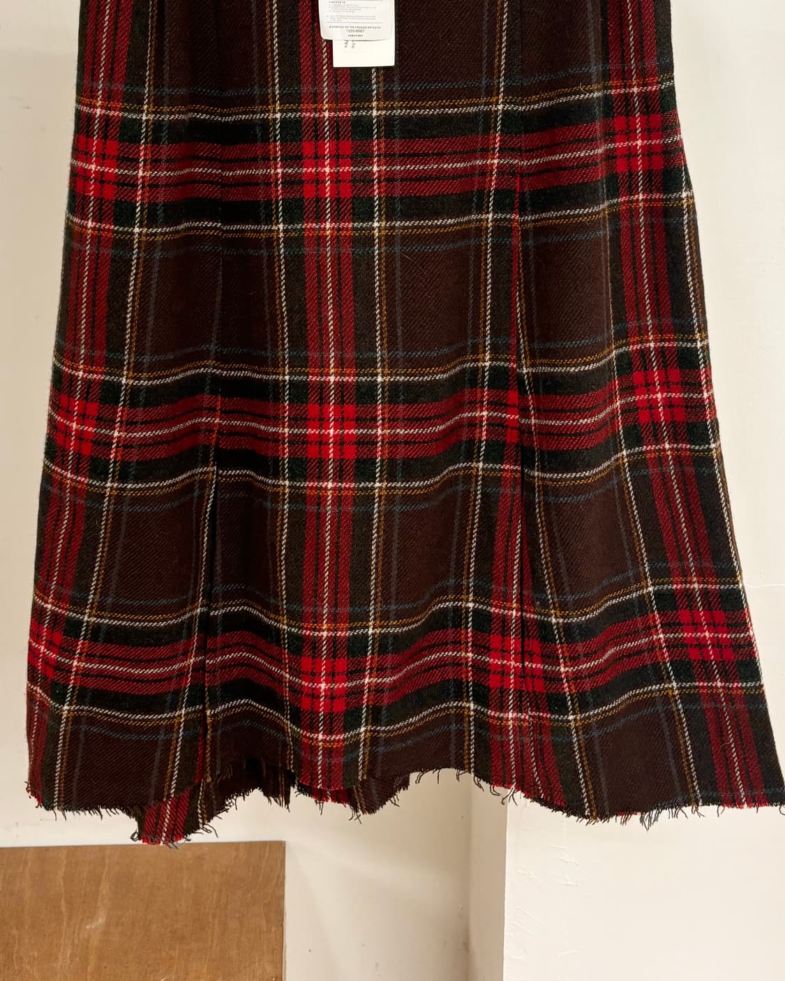 사이블 사렐 타탄 체크 퀄트 스커트 상품이미지3