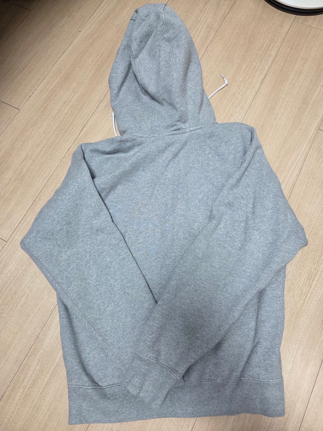 나이키 솔로 스우시 플리스 후드티 그레이 상품이미지2