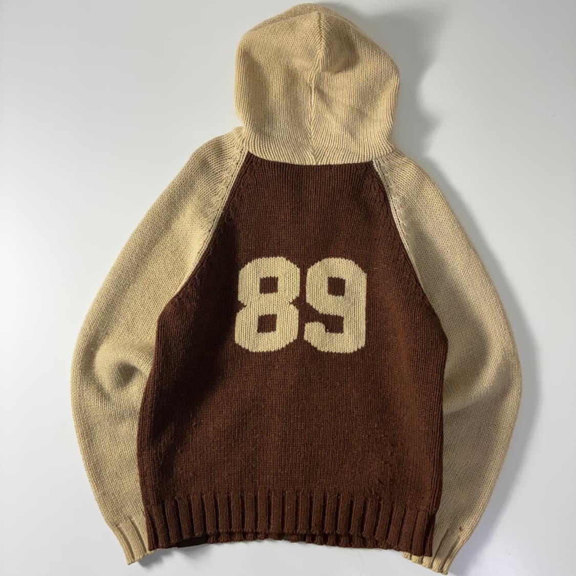 Edwin  에드윈 ‘89’ 레터 울 니트 후드집업  상품이미지4