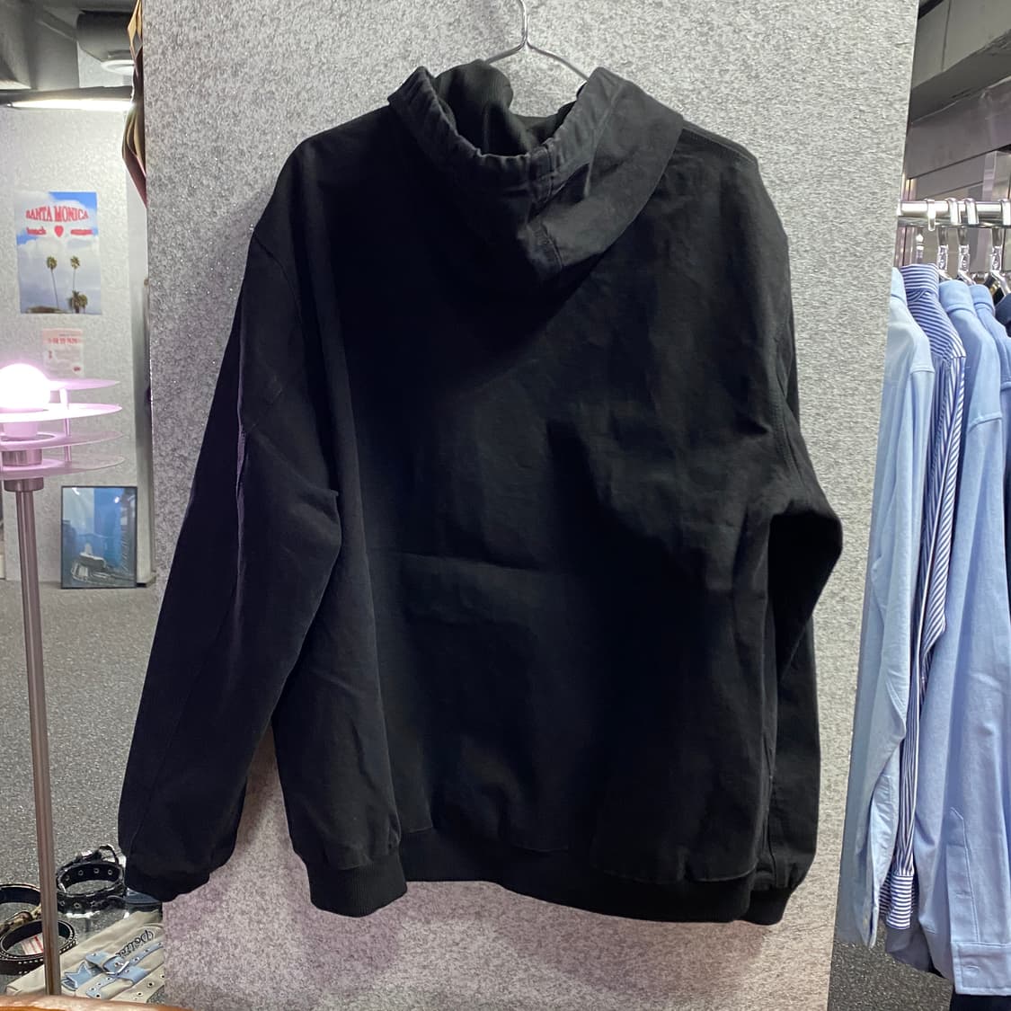 칼하트 블랙 덕 액티브 워크 후드 자켓 B3796 상품이미지4