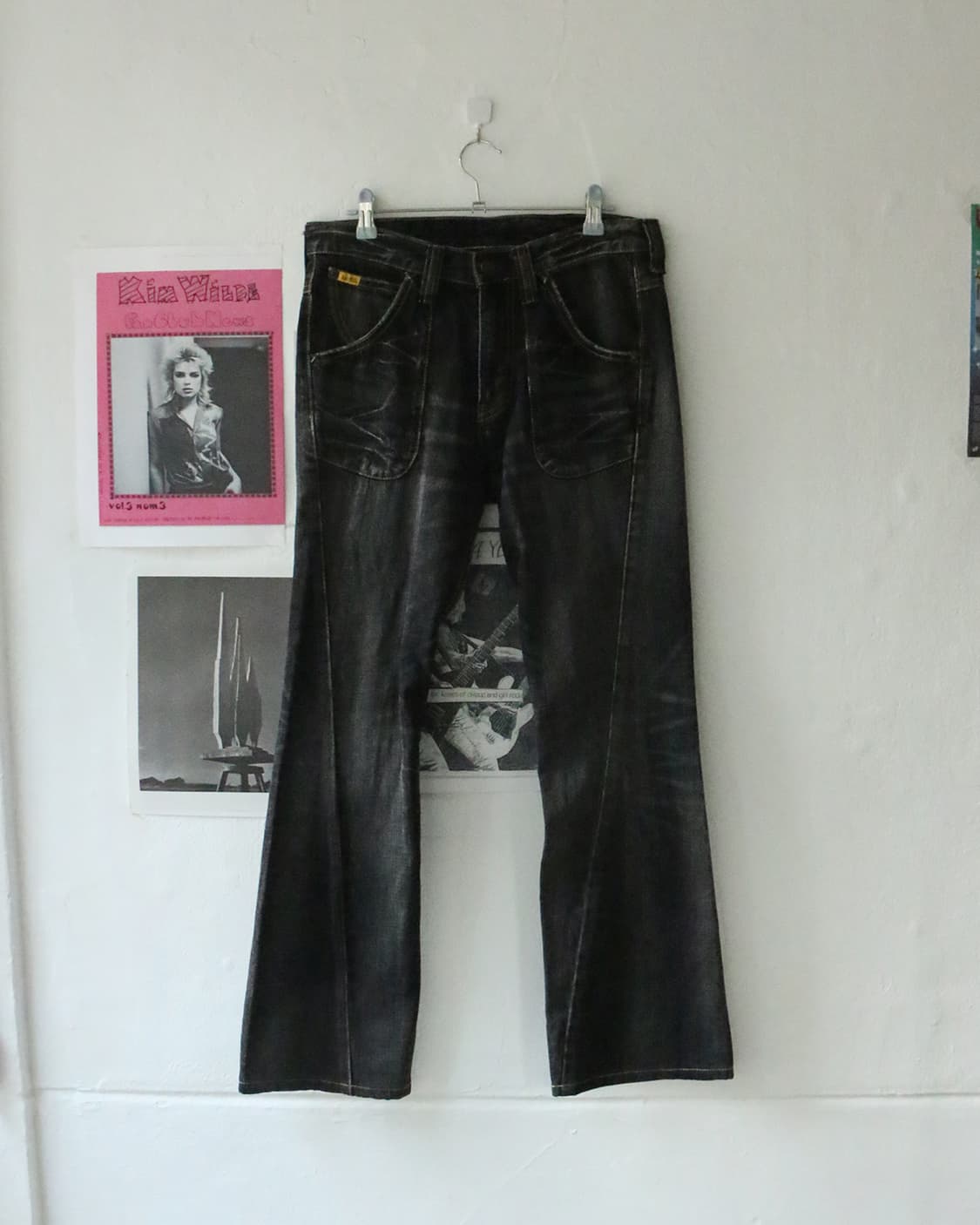 Lee 블랙 부츠컷 데님 팬츠  상품이미지1