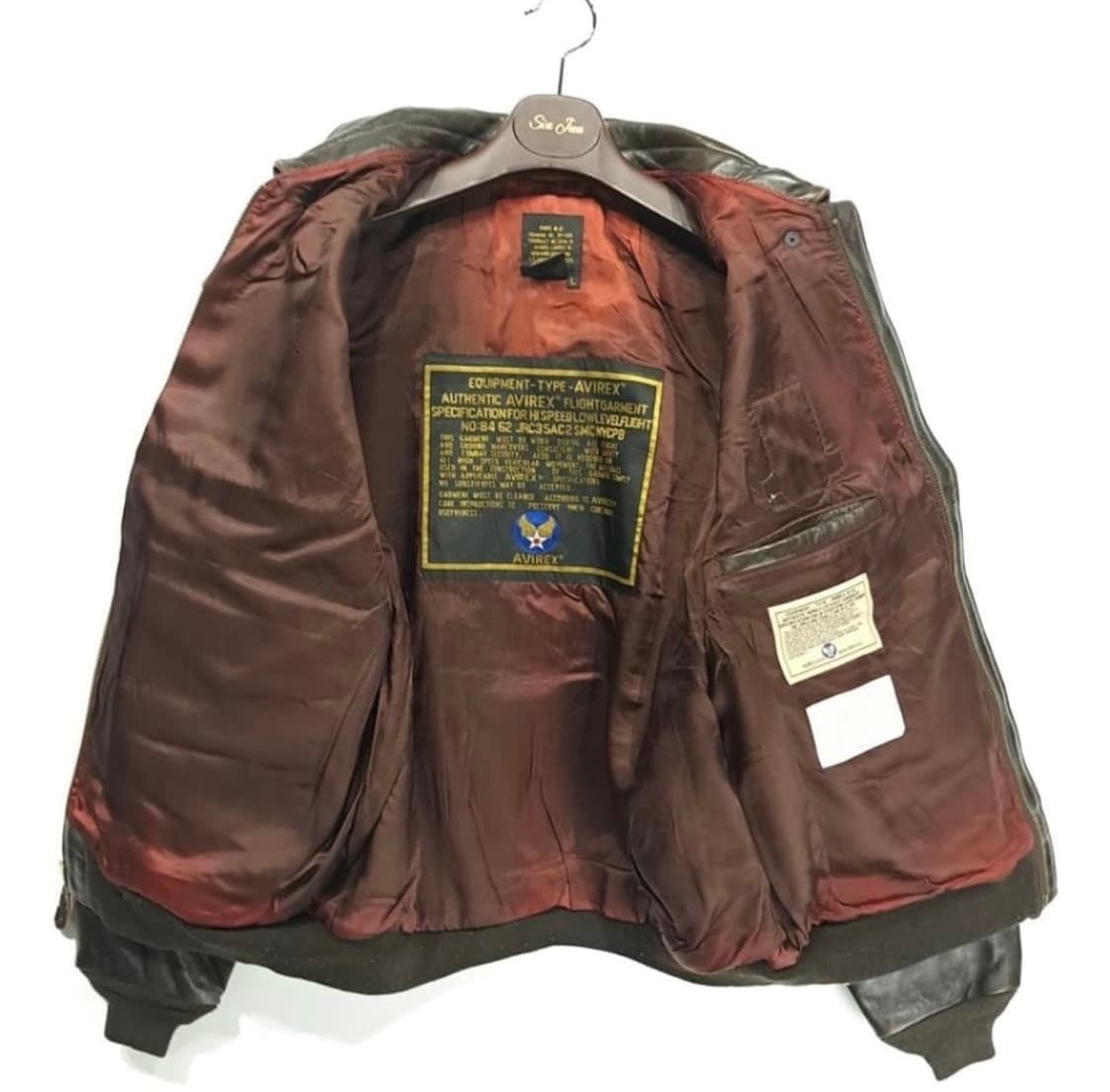 아비렉스 70s USA A-2 리얼레더 자켓 (CS311) 상품이미지2