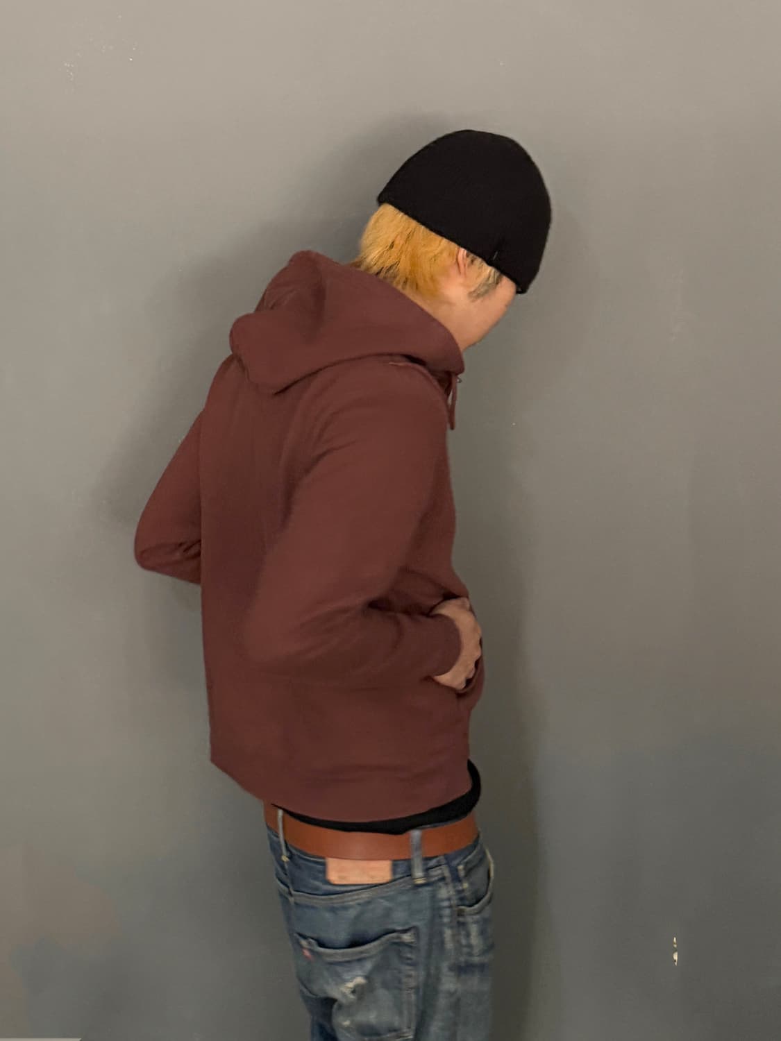 할리데이비슨 후드집업 버건디 상품이미지6