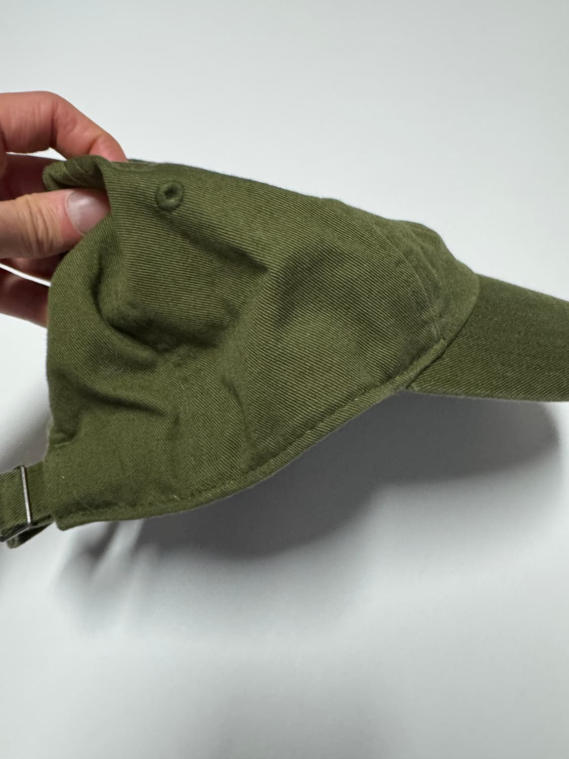 여성 나이키 21년도 헤리티지 카키 볼캡 모자 상품이미지4