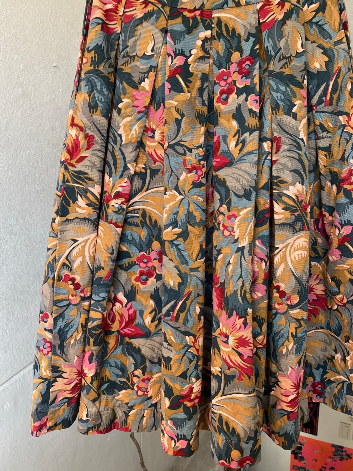 플라워 패턴 플레어 스커트 상품이미지6