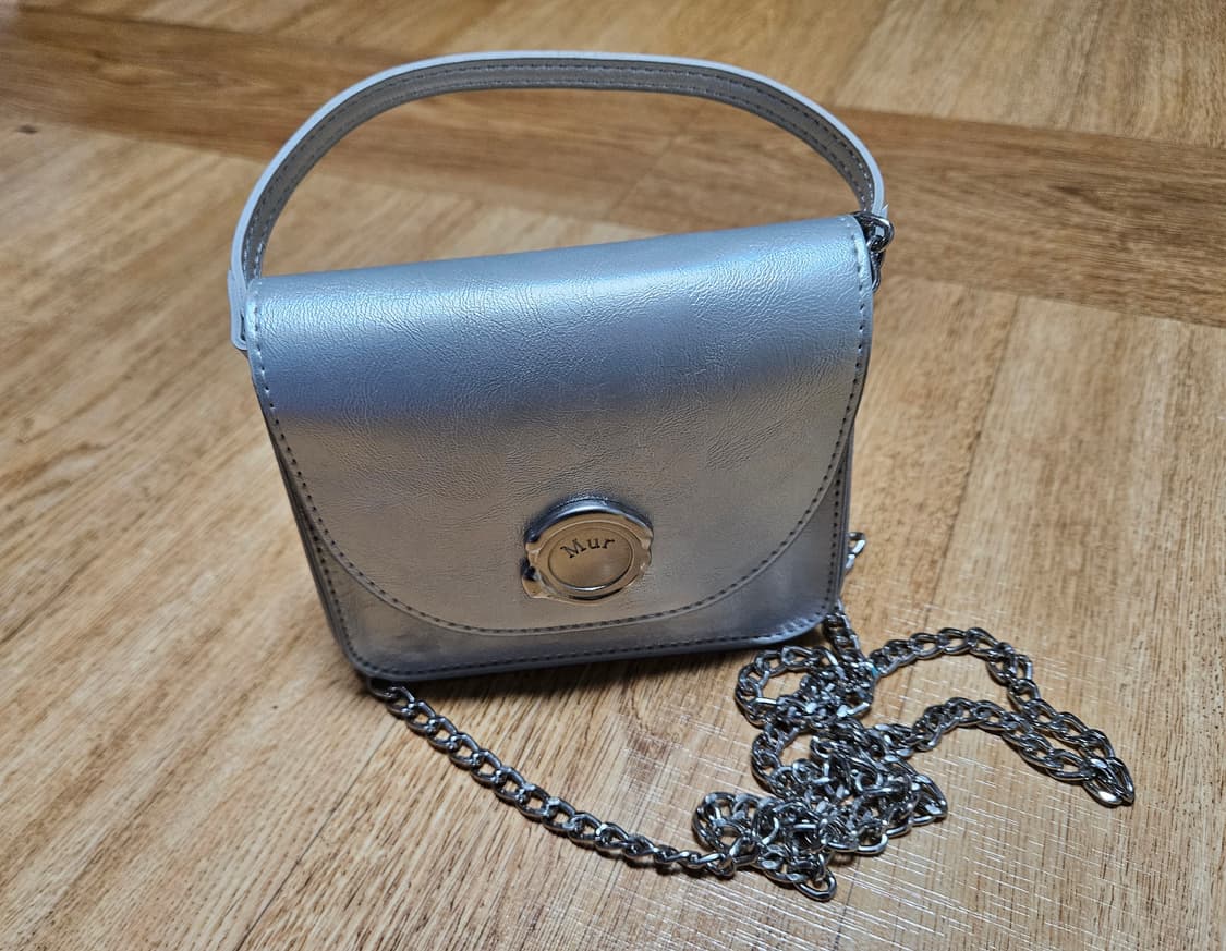 무르 레터백 실버 미니 크로스백 상품이미지2