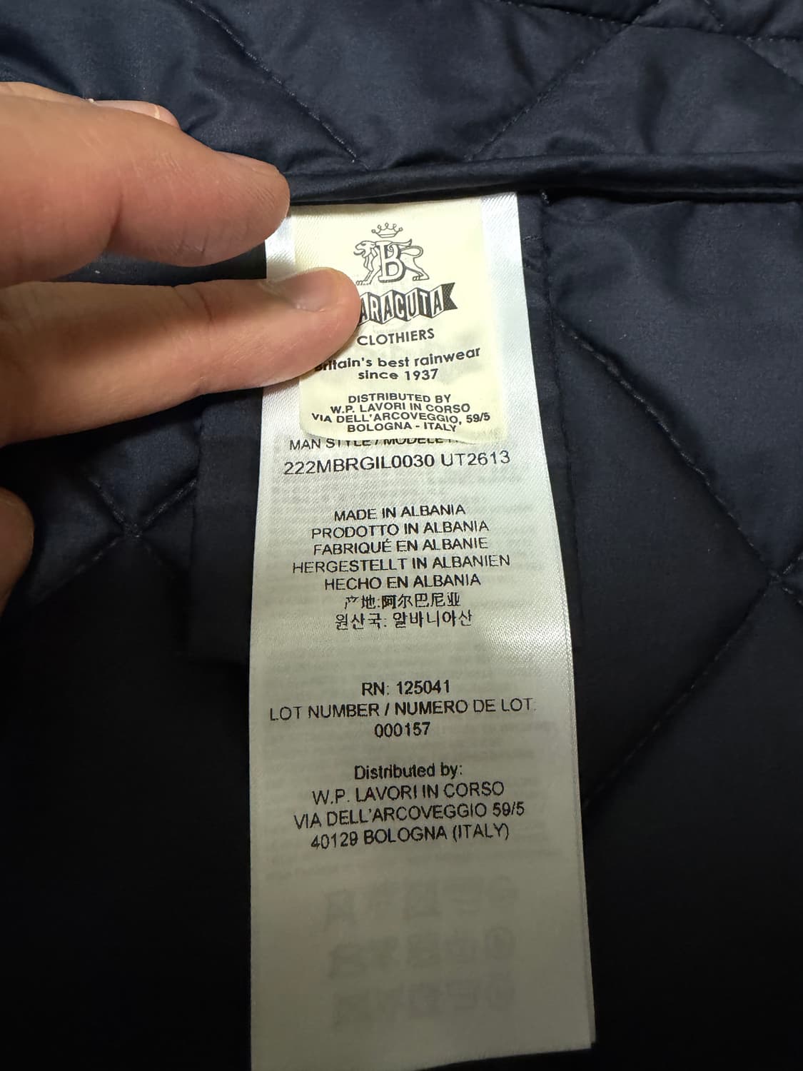 바라쿠타 패딩 베스트(새상품, 42사이즈) 상품이미지4