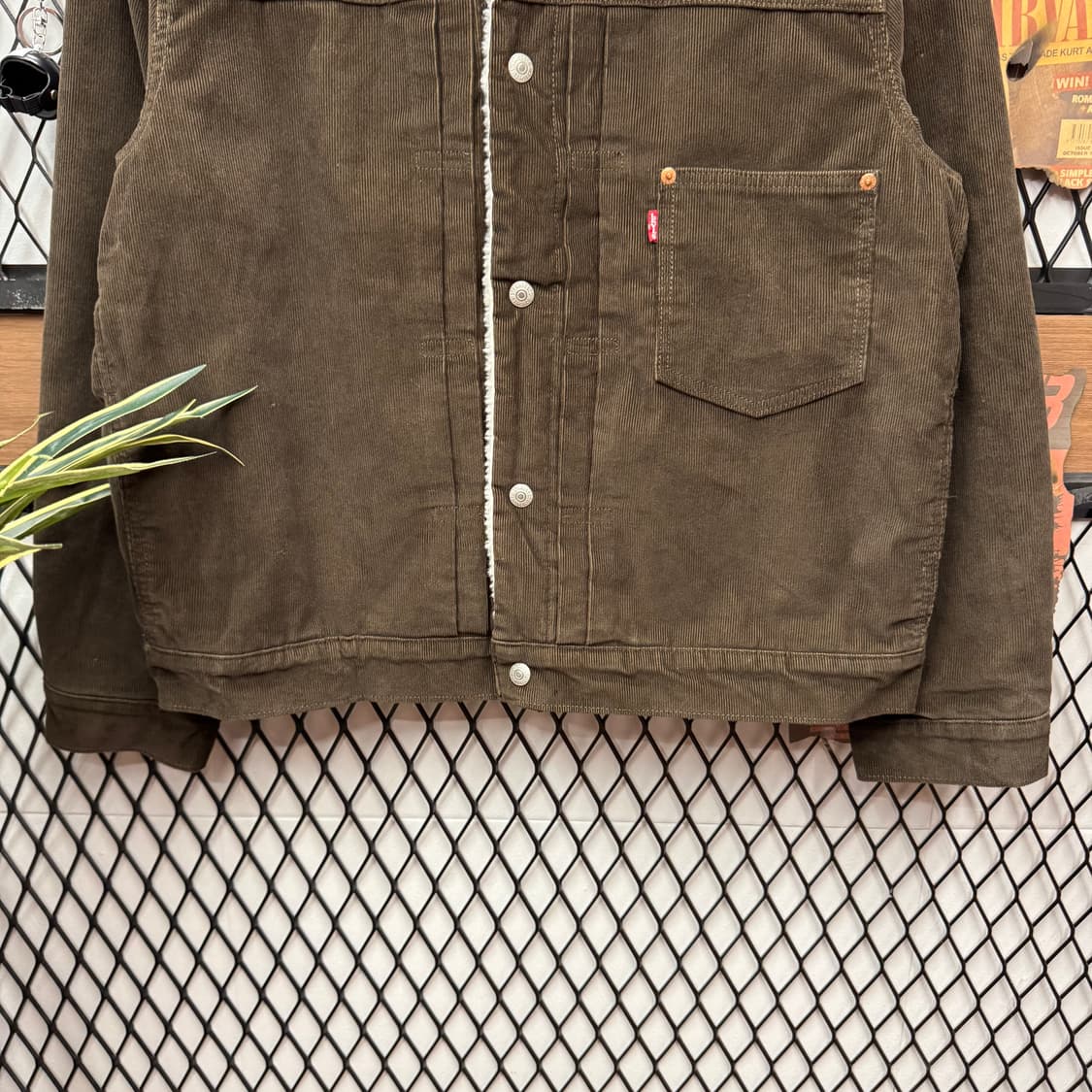 리바이스 타입 3 쉐르파 코듀로이 트러커 자켓 브라운 상품이미지4