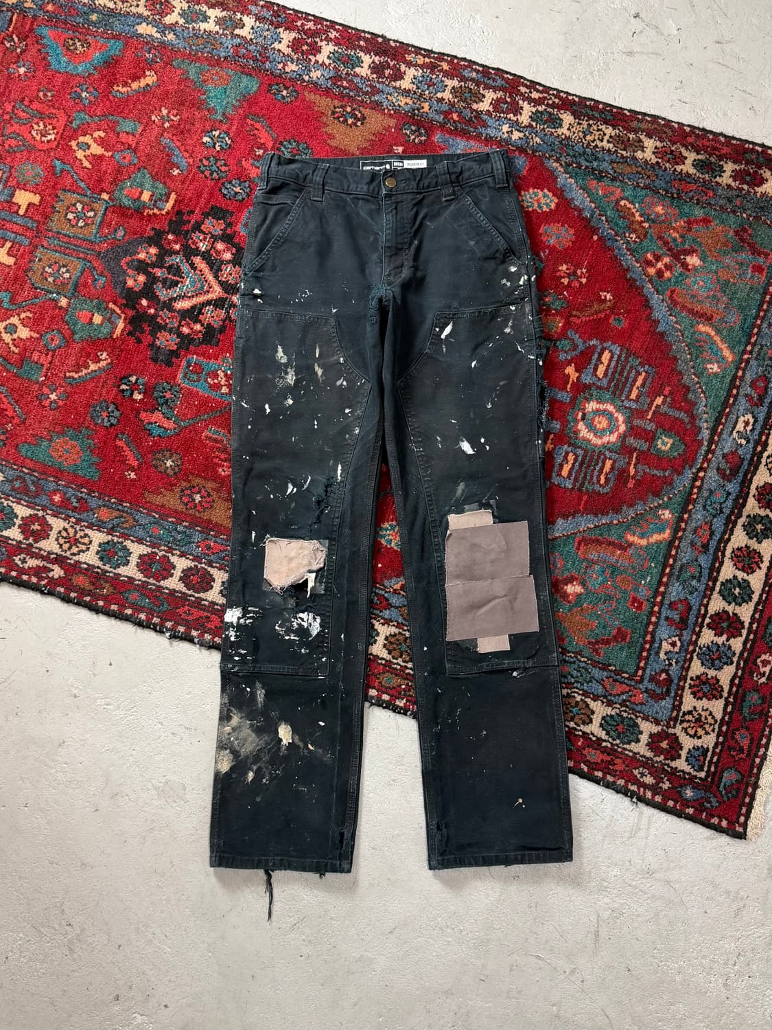 OG 칼하트 더블니 블랙 칼하트 썩블니 카펜터 상품이미지1