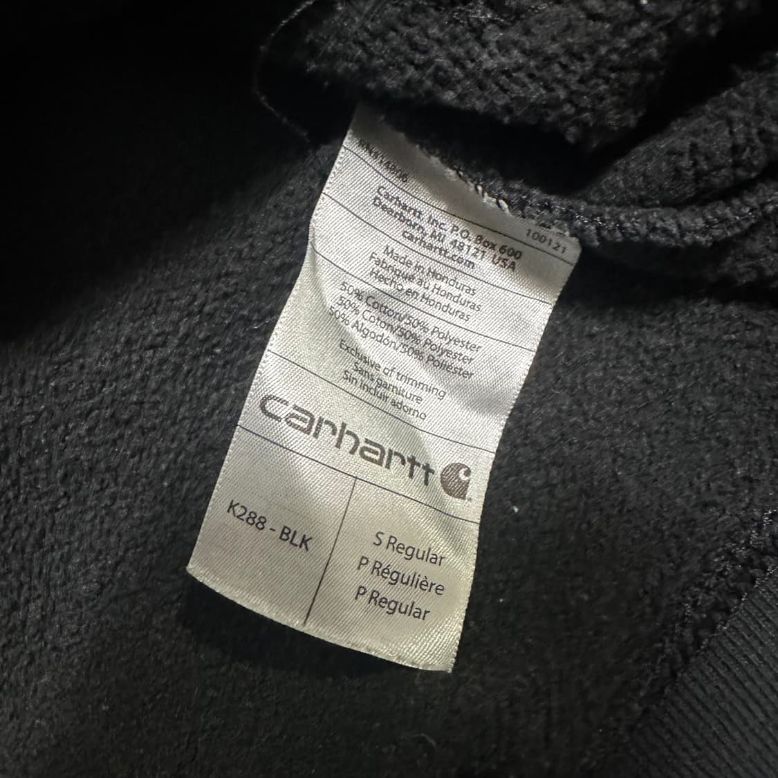 (M추천) 칼하트 블랙 후드티 상품이미지3