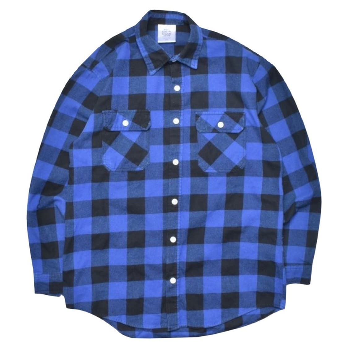 안티소셜클럽 빅레터링 울 모직 체크 셔츠 남방 N0939 상품이미지2