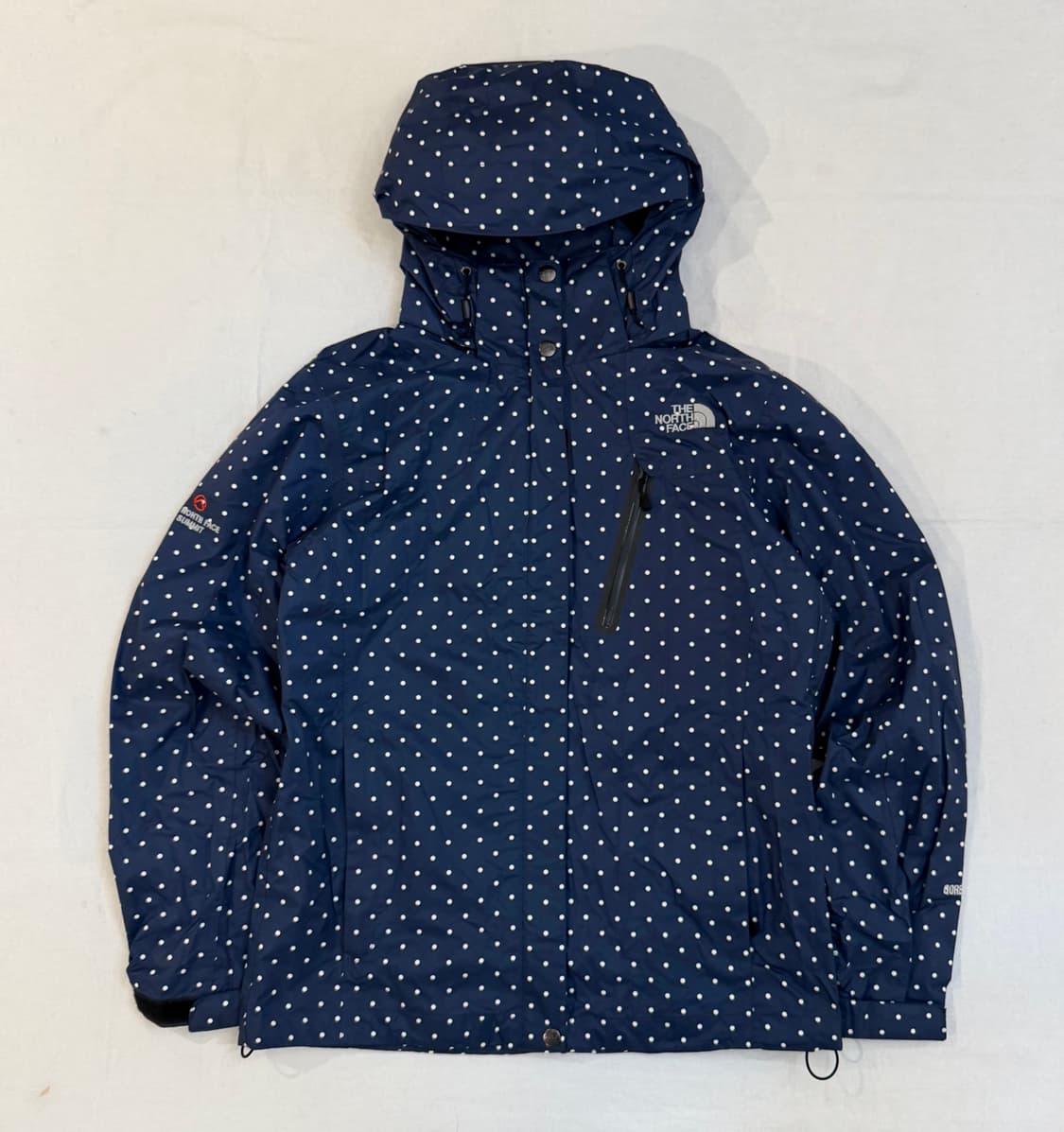 희귀) 노스페이스 땡땡이 도트 고어텍스 바람막이 네이비 상품이미지1