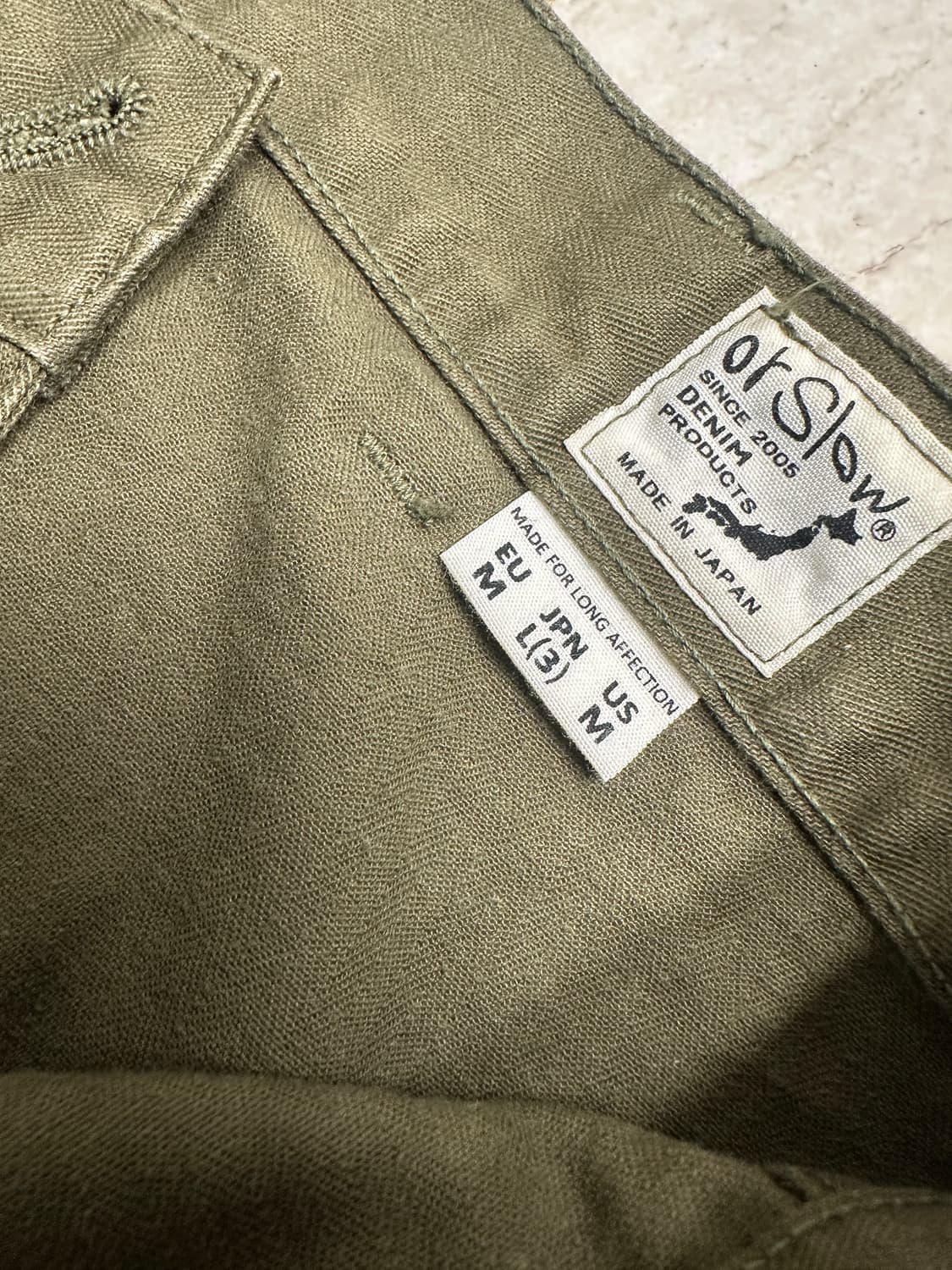 오어슬로우 2포켓 카고 팬츠 상품이미지7