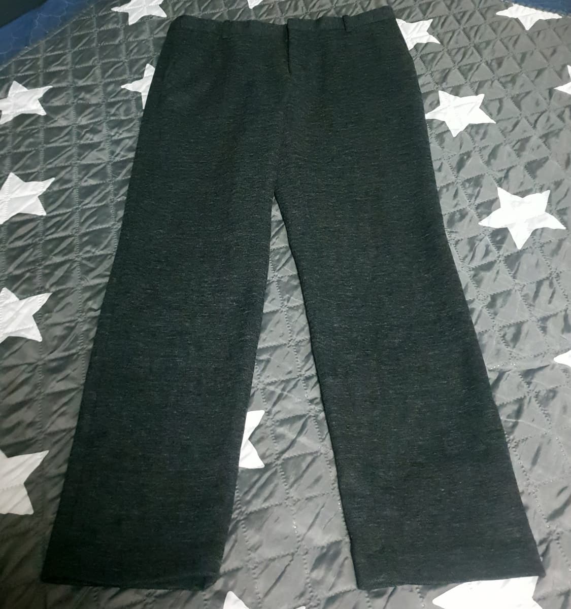 다니엘크레뮤 스판 울혼방 기모 슬랙스 팬츠 다크그레이 (33) 상품이미지1